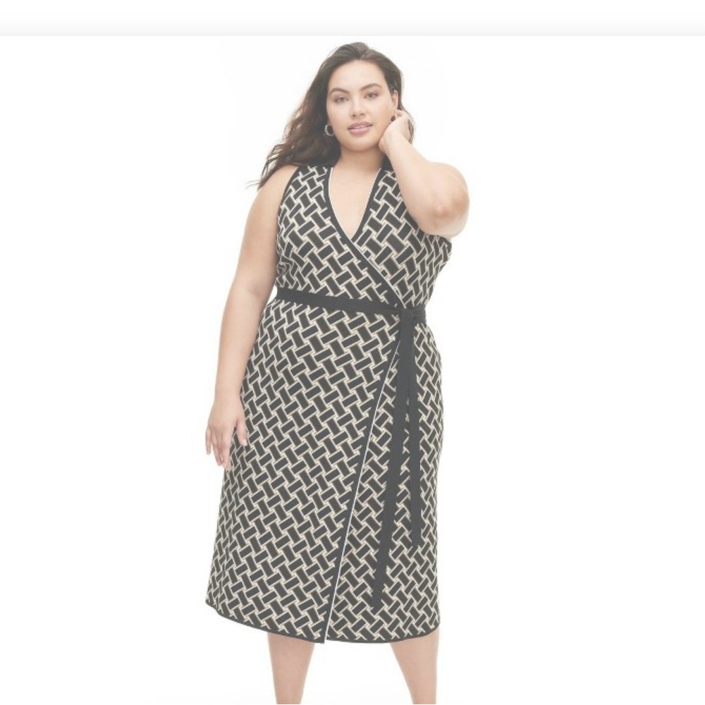 Diane Von Furstenberg x Target Sleeveless Vintage Weave Sweaterknit Midi Dress